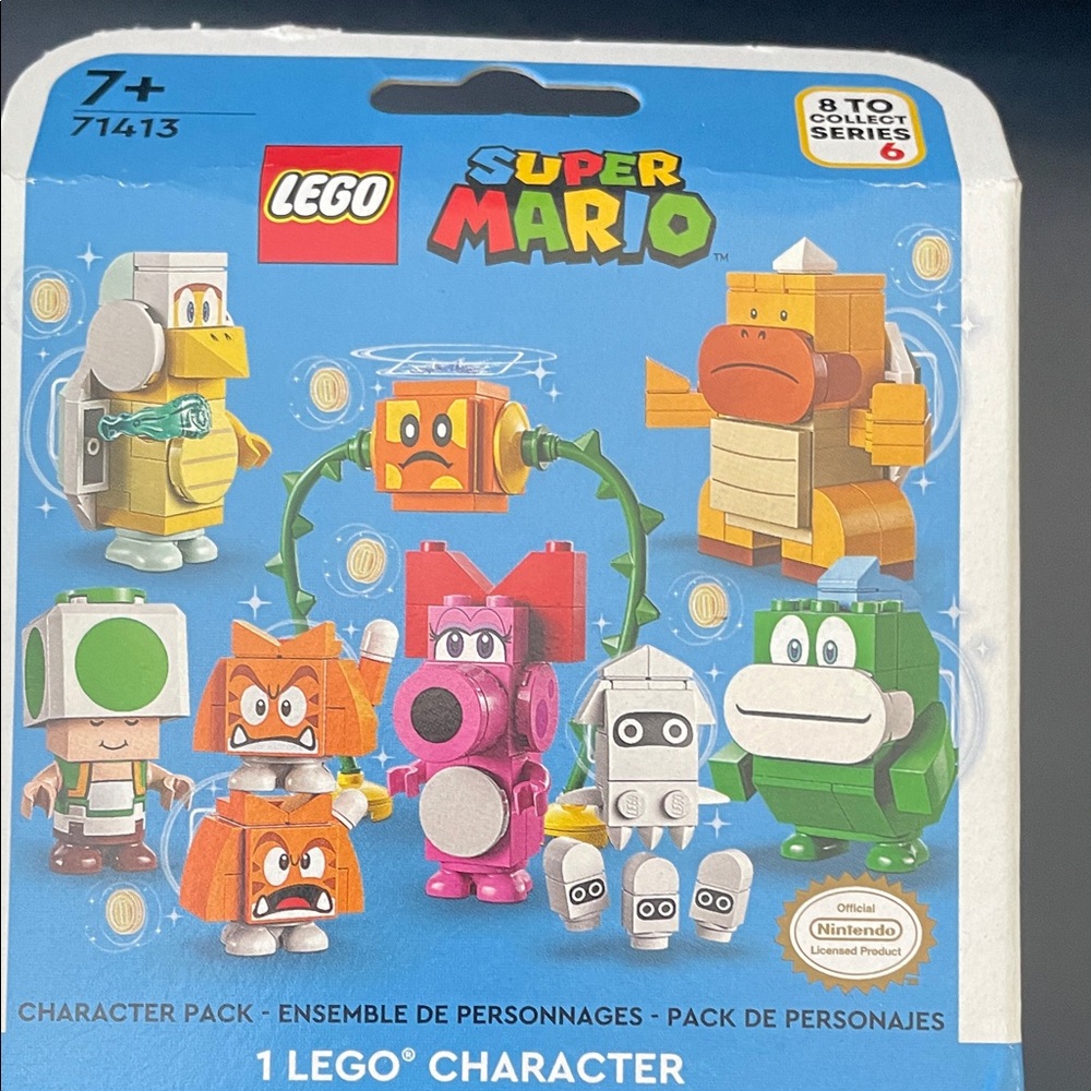 LEGO Super Mario Series 6 Character with Vibrant Colors.  1 LEGO CHARACTER